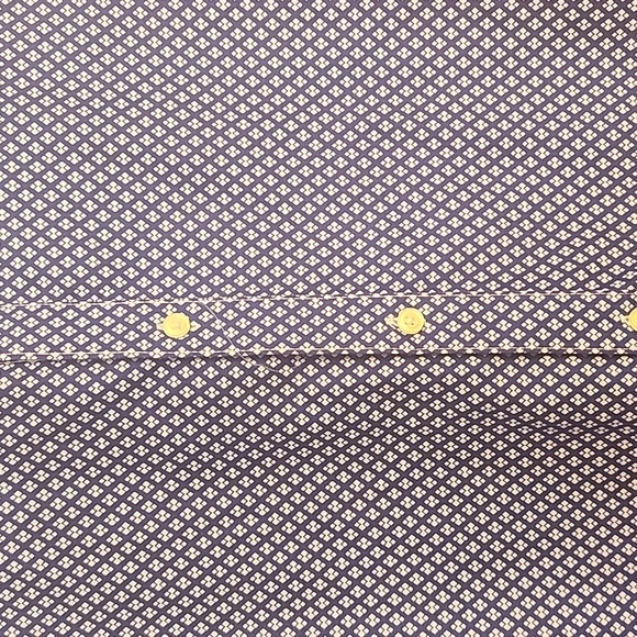 ZYLOS  Blue and White Geometric Patterned Casual Shirt. - Picture 2 of 8